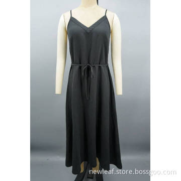 Leisure Jeans Apparel Sleeveless Long Skirts